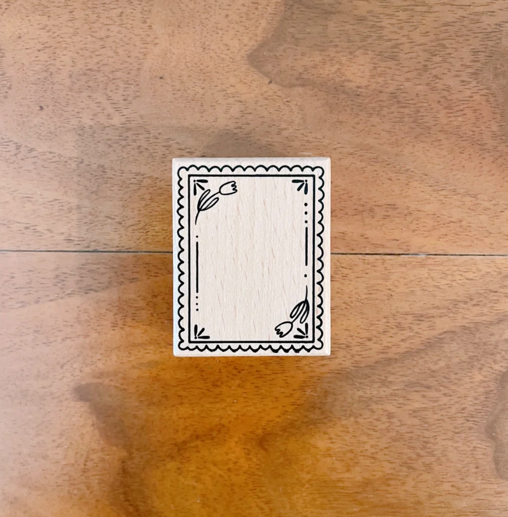 Vintage Frame Rubber Stamp