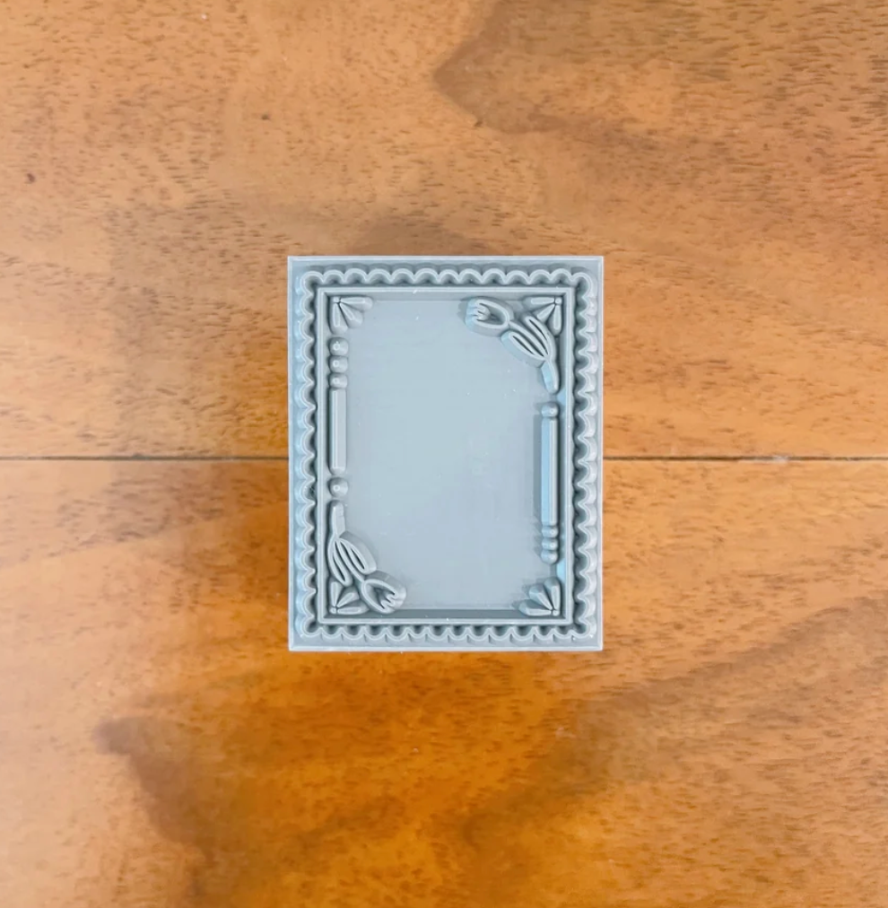 Vintage Frame Rubber Stamp