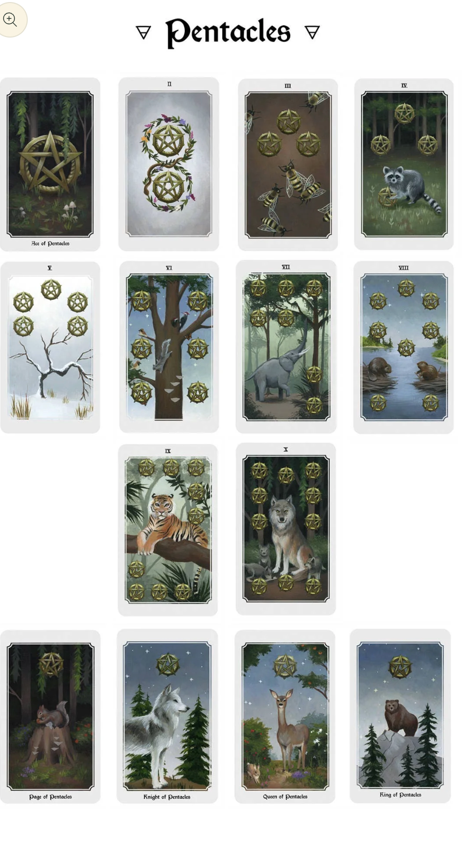 Anima Mundi Tarot Deck – 78 Cards + Guidebook
