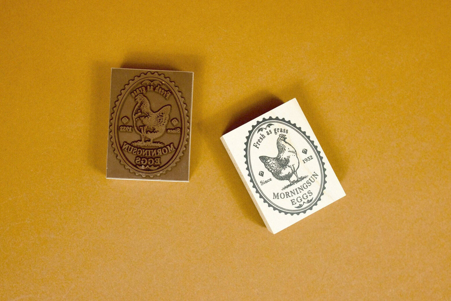 Farm Label Wooden Stamp