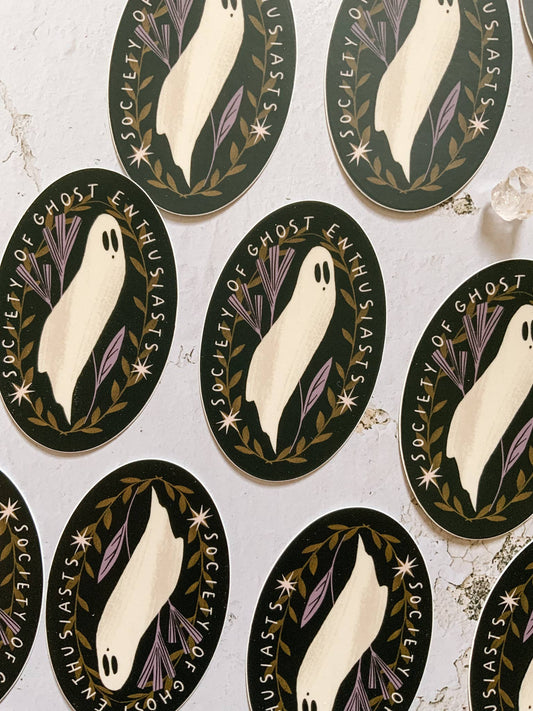 Society of Ghosts Vinyl Sticker - 3" matte