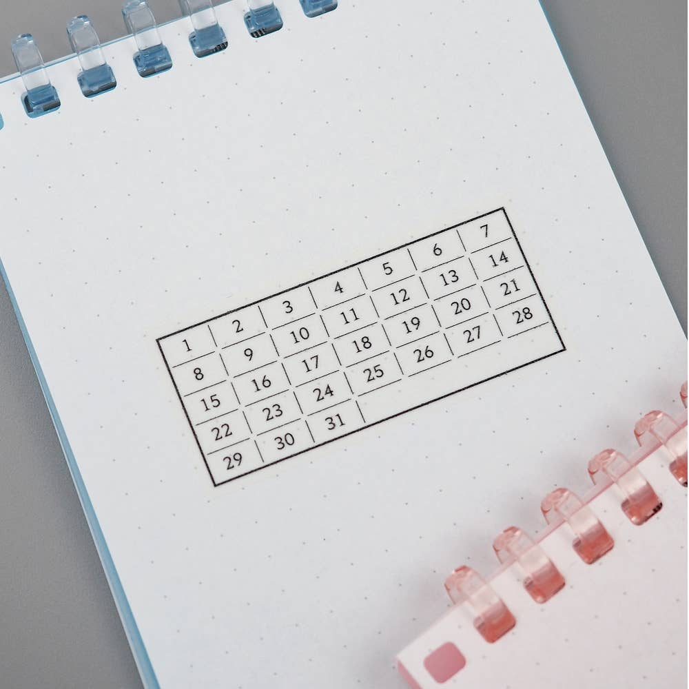 Calendar Habit Tracker Washi Stickers