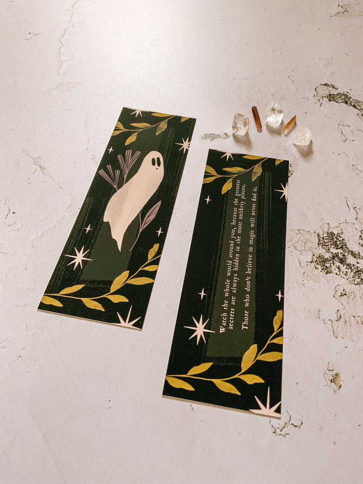 Literary Quote Bookmark - Ghosts & Magic