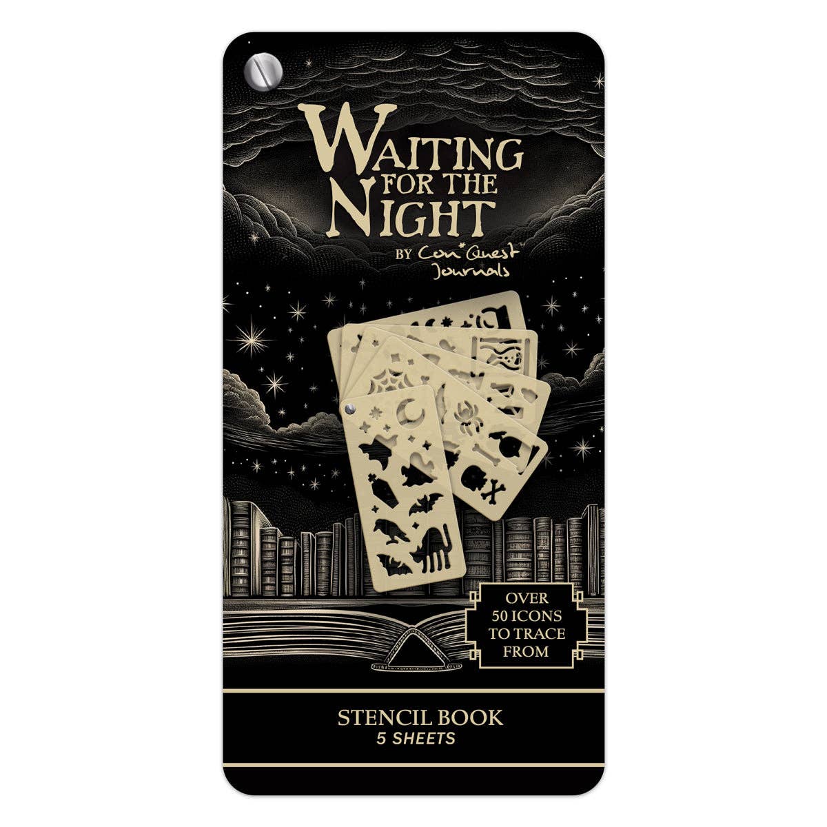 Waiting for the Night Stencil Book (5-Page)