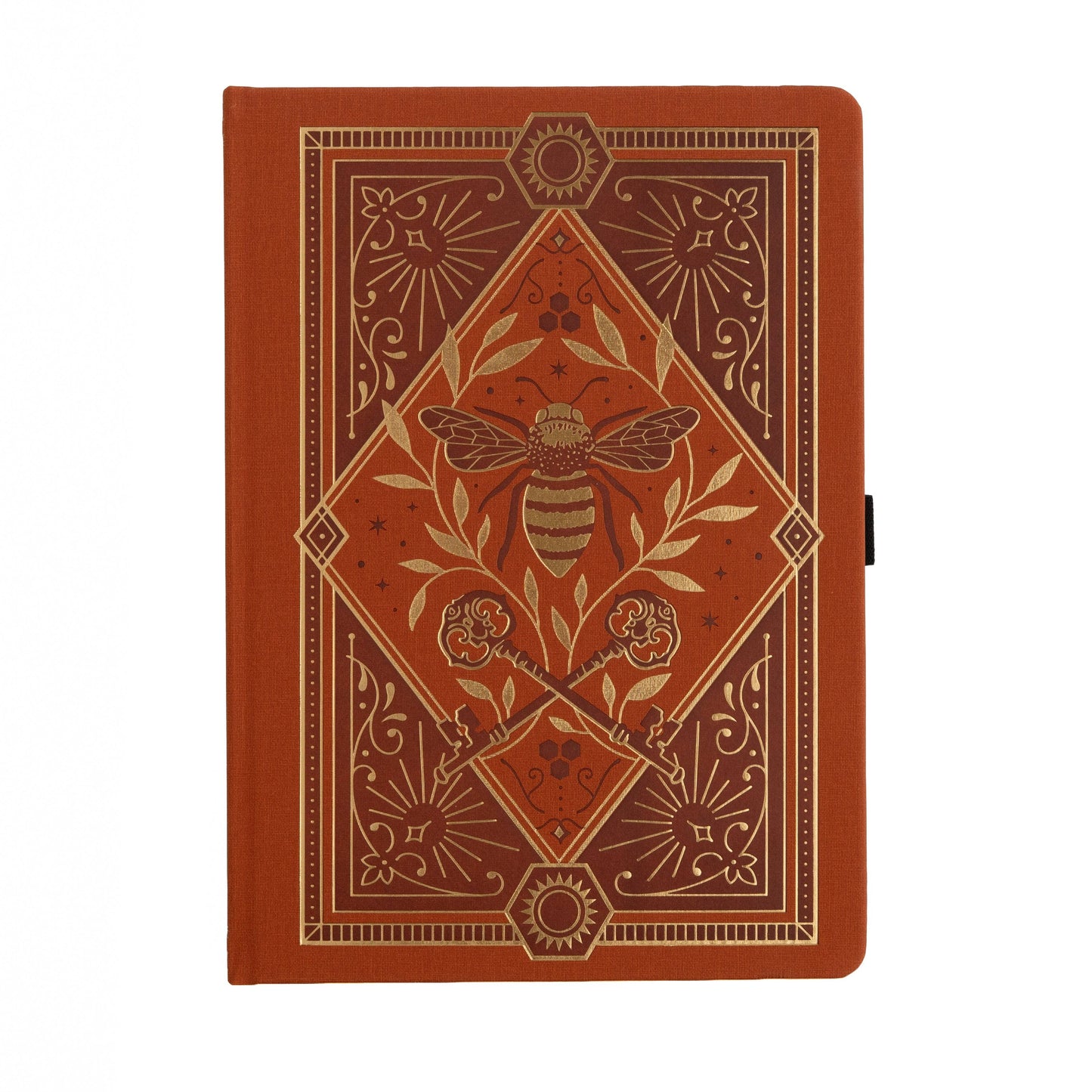Keeper of Bees in Rust | Books: Ivory Dot Grid / A5: 192 Pages