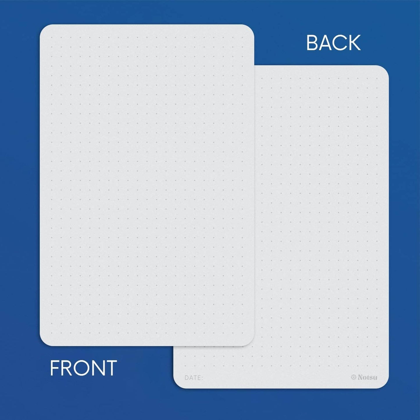 Dotted Index Cards 4×6" — Pack of 40 | 350 gsm, Bullet Dot Grid