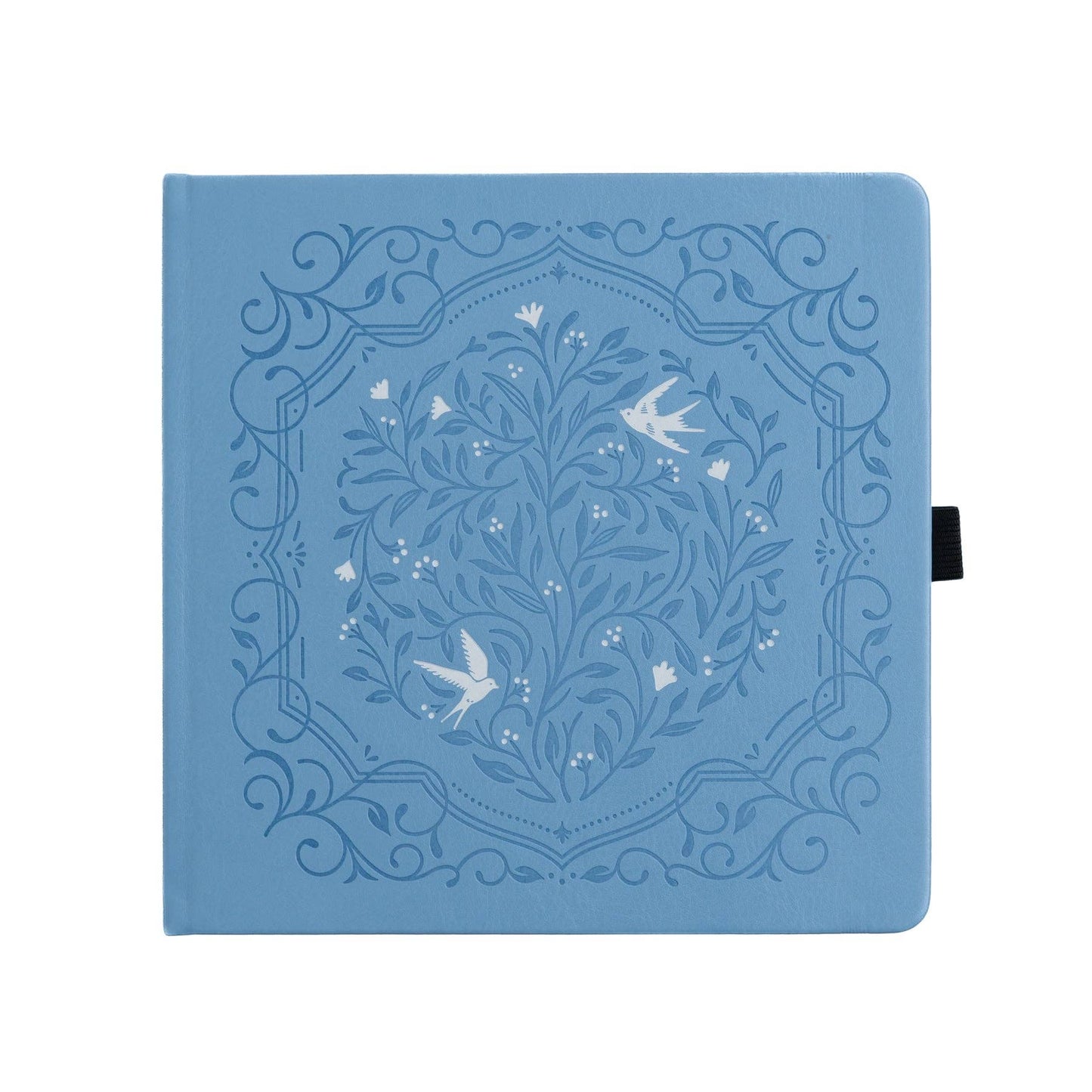 Songbird In Blue Dot Grid Notebook - A5