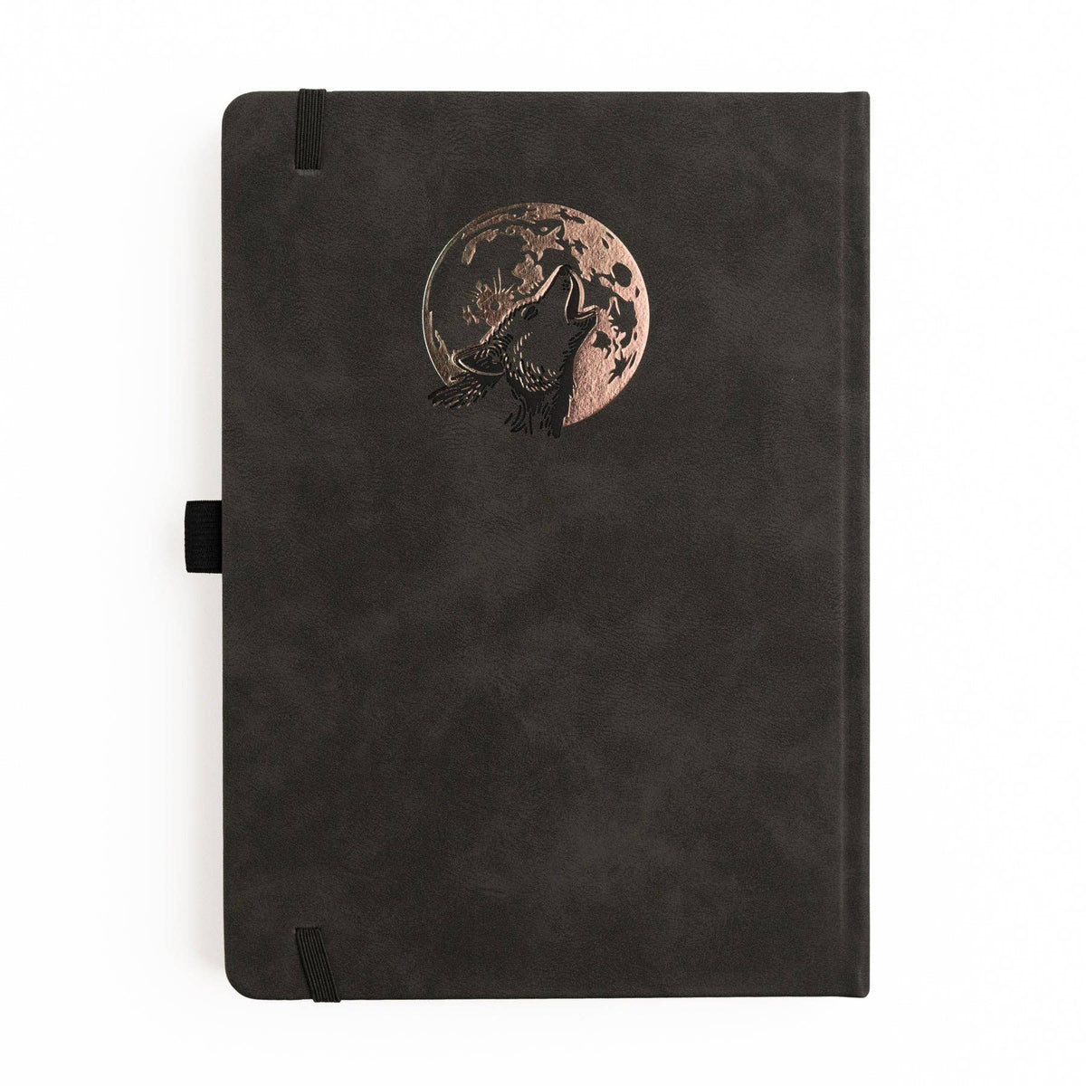 Wolf in the Night | Notebook: White Dot Grid / A5: 192 Pages