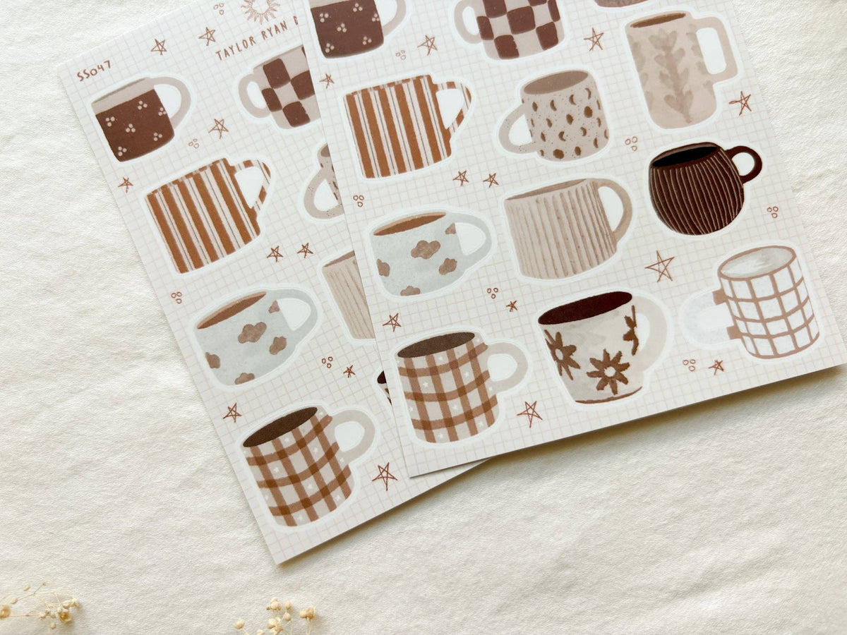 Mug Collection Sticker Sheet