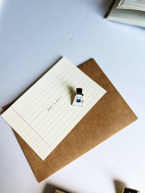 Mr Darcy Ghost Pin, Pride and Prejudice, Jane Austen