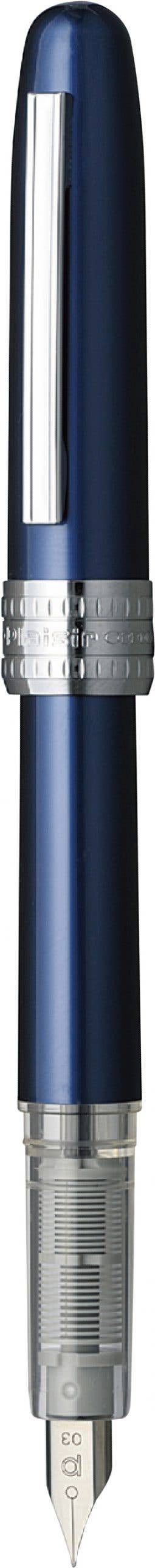 Platinum Plaisir Fountain Pen - Blue - 03 Fine