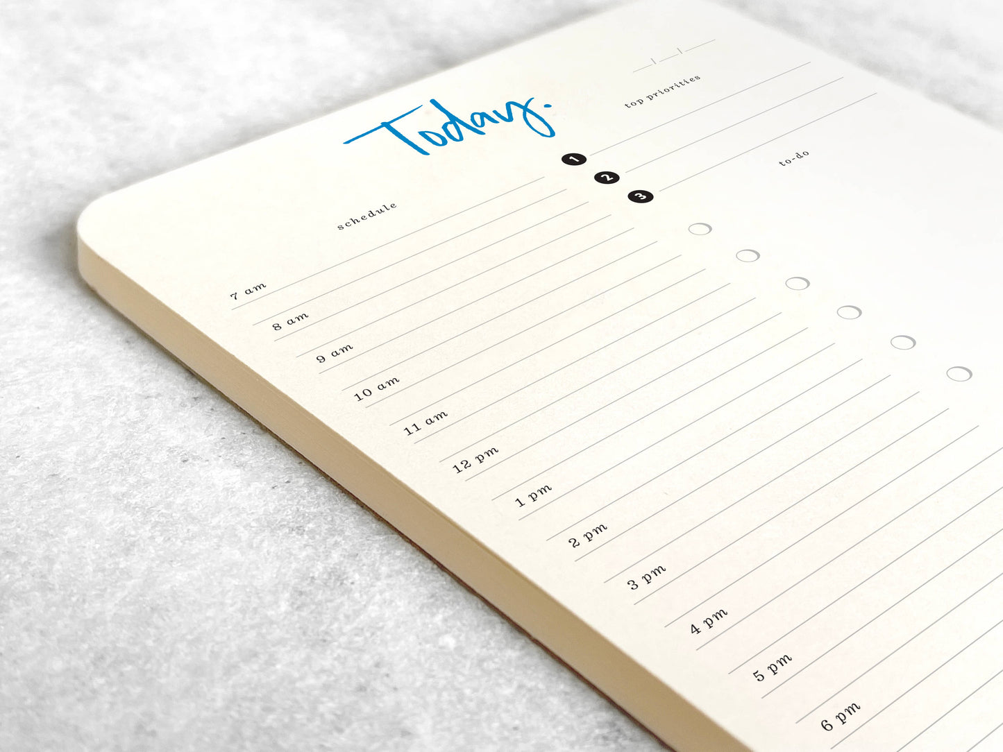 Today Planning Notepad – 50 Sheets