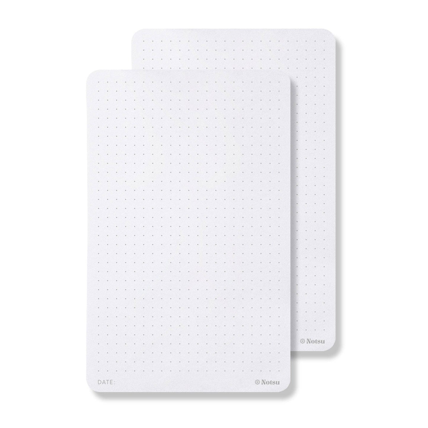 Dot Grid Small Desk Notepad (2 Pack) - 3.9"x6.3"