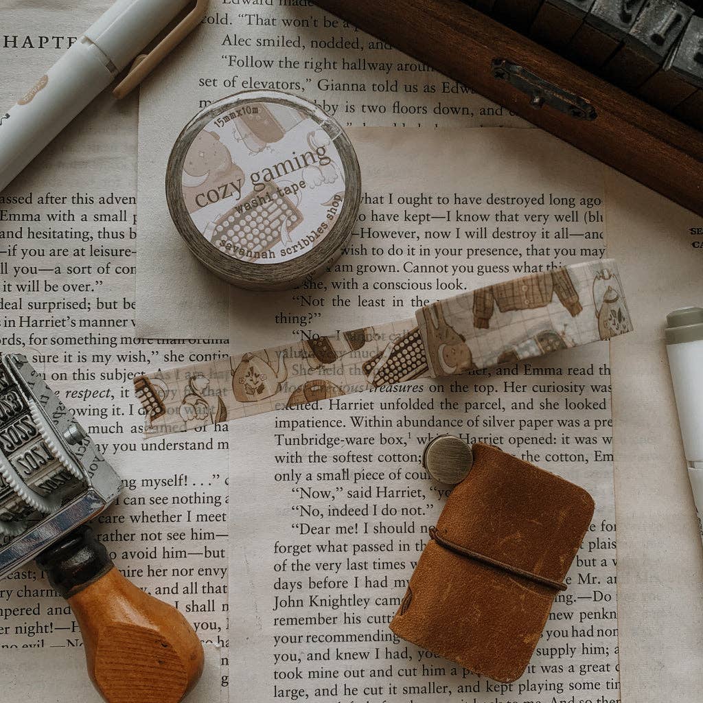 Cozy Gaming Washi Tape