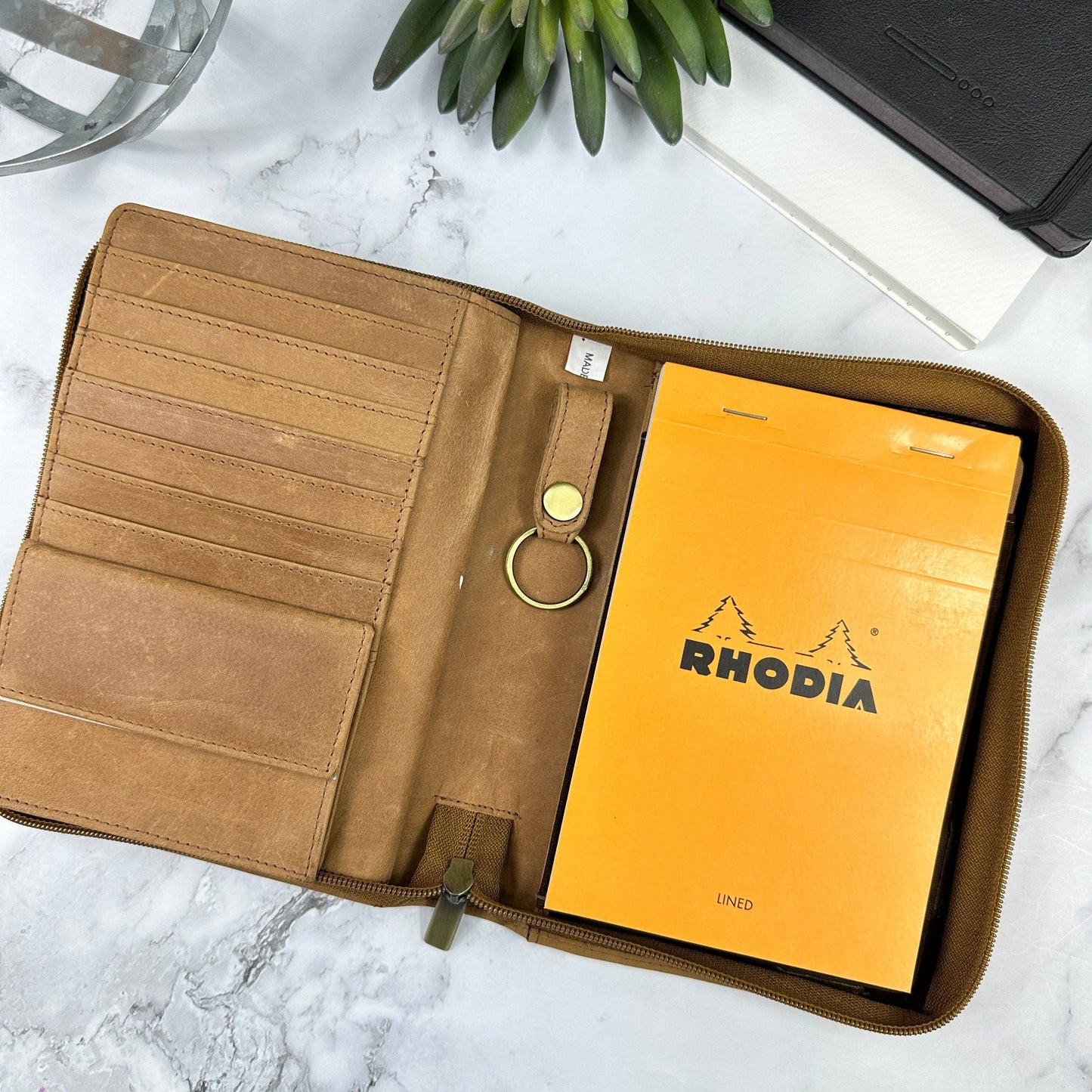 Girologio Leather Grab N Go: Saddle Tan