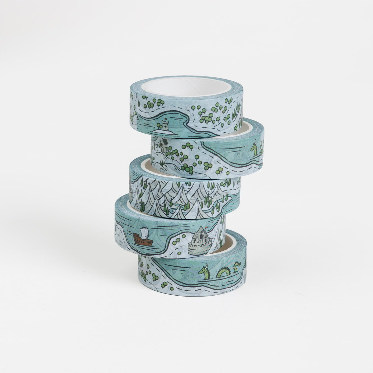 Fantasy Adventure Map Washi Tape