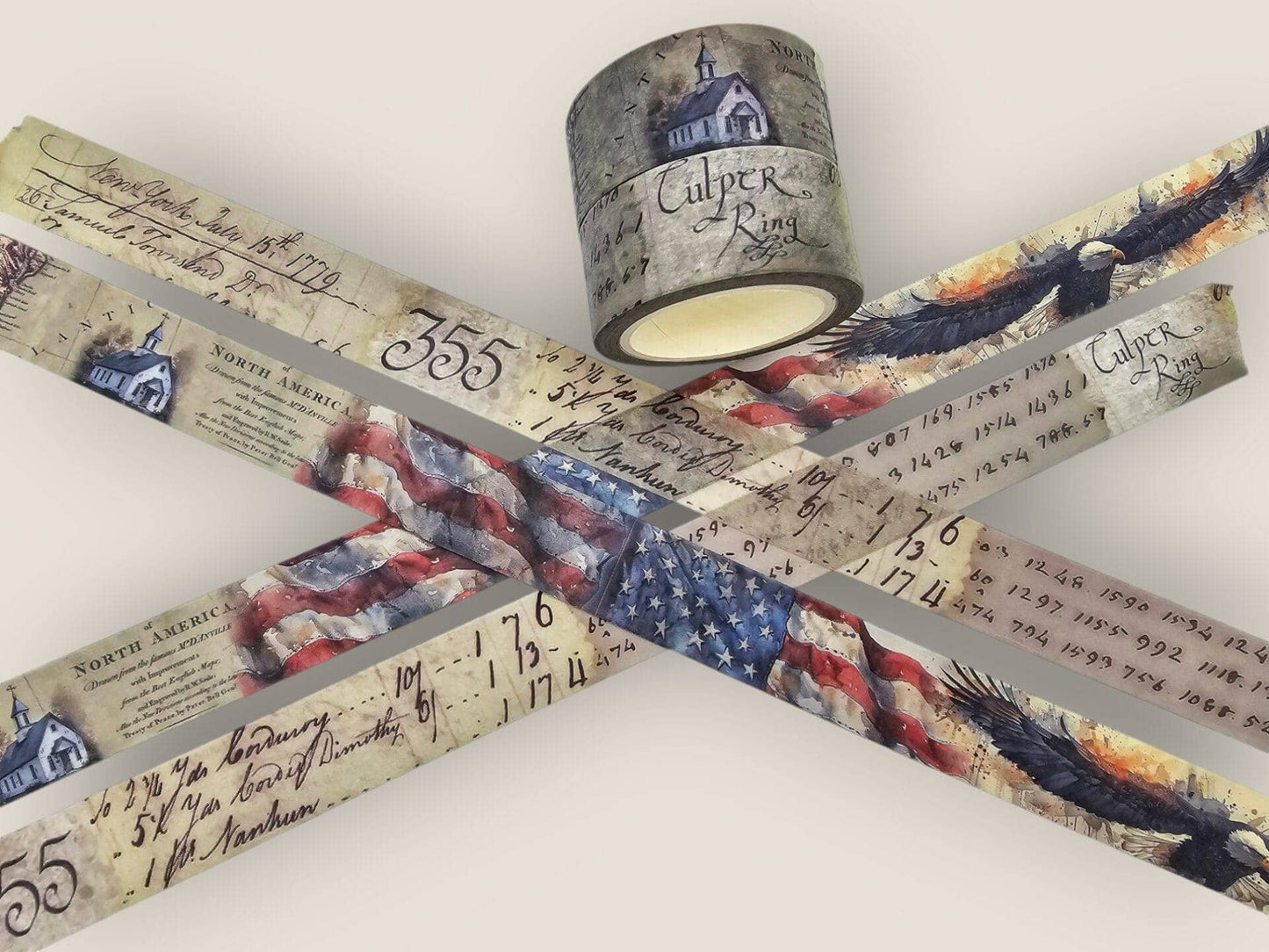America Washi Tape - Set of 2