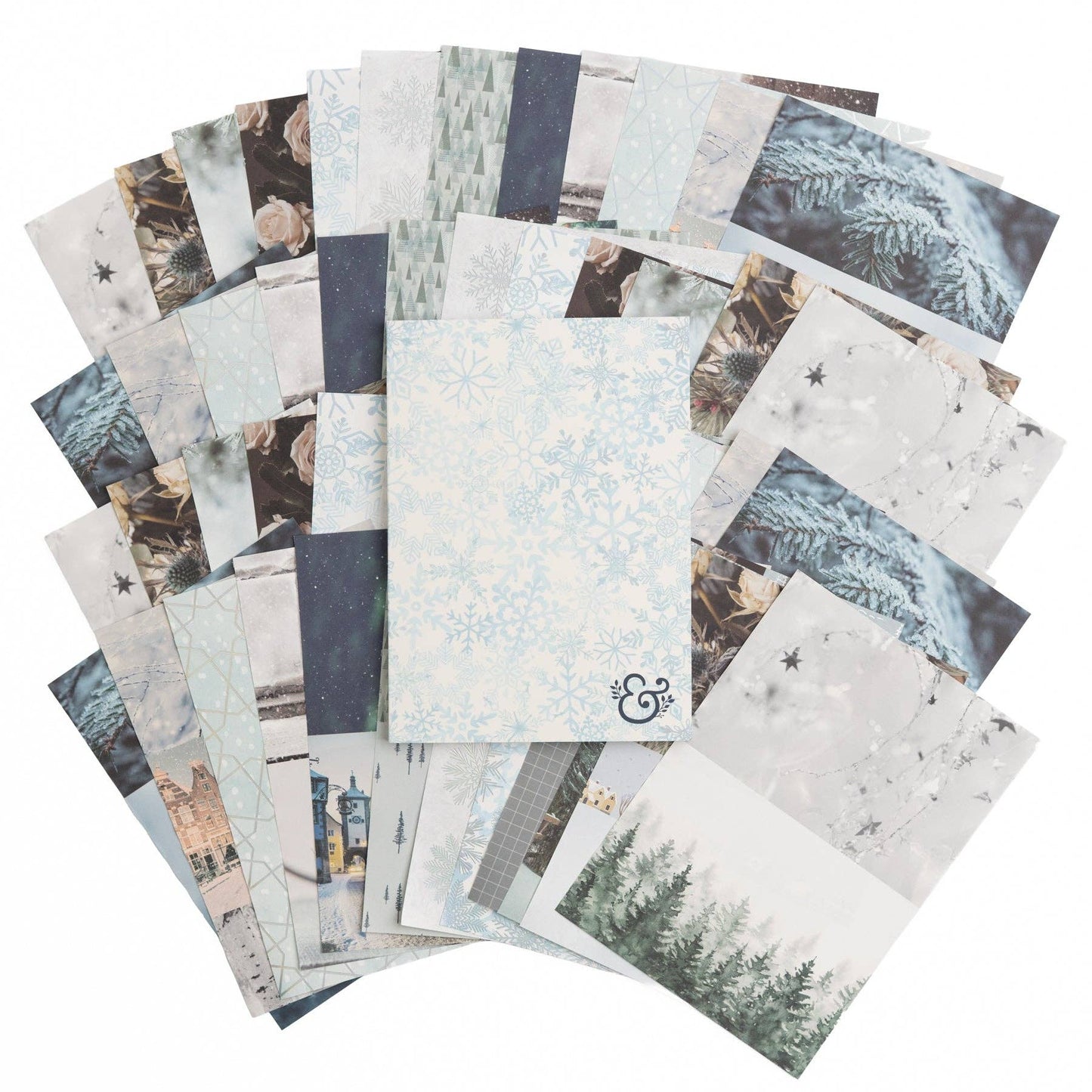 Snow & Stillness  Collage Paper Pad