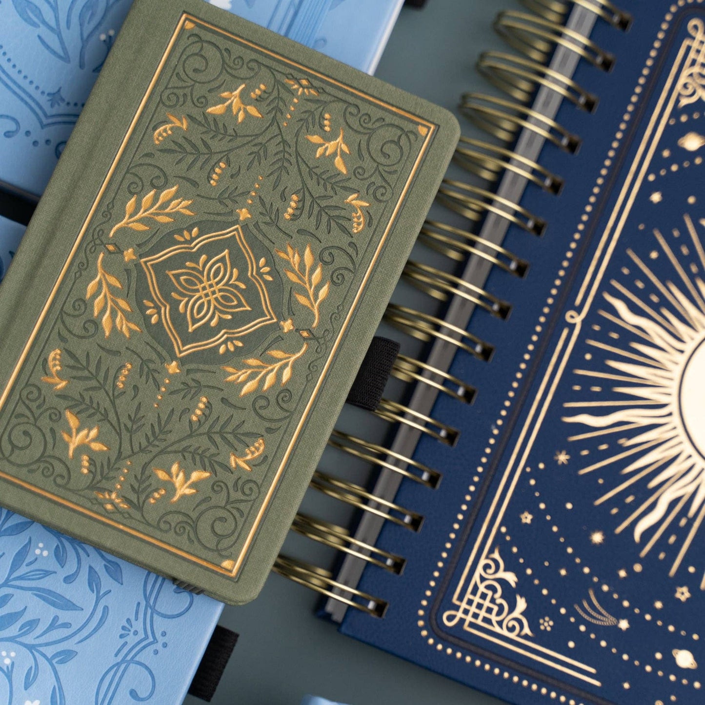 Storybook In Vintage Olive Notebook: Lined / A5