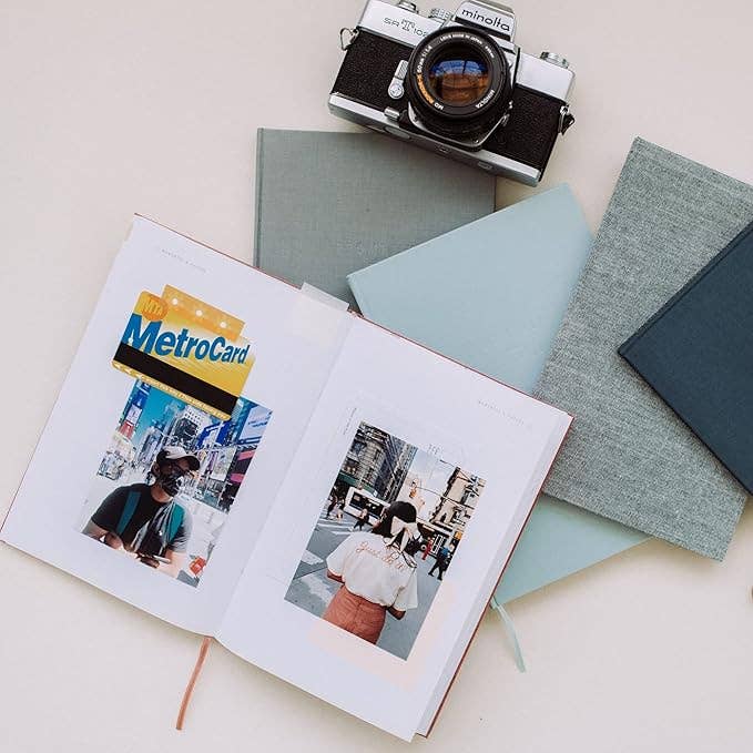 Complete Travel Journal From Boarding to Exploring Hardcover: Dusty Rose