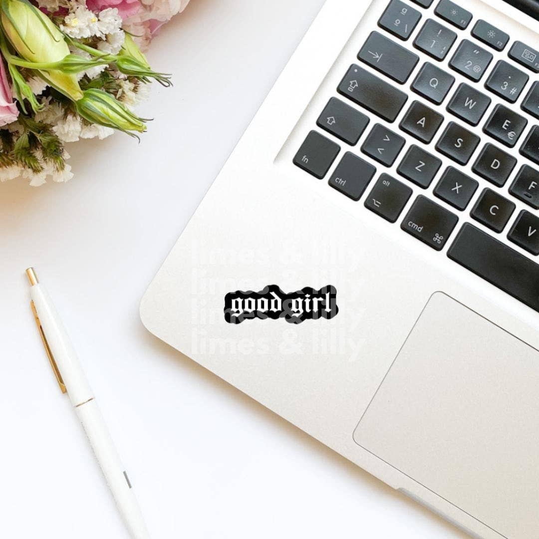 Good Girl Vinyl Sticker | Kindle Sticker | Bookish Stickers: Glossy