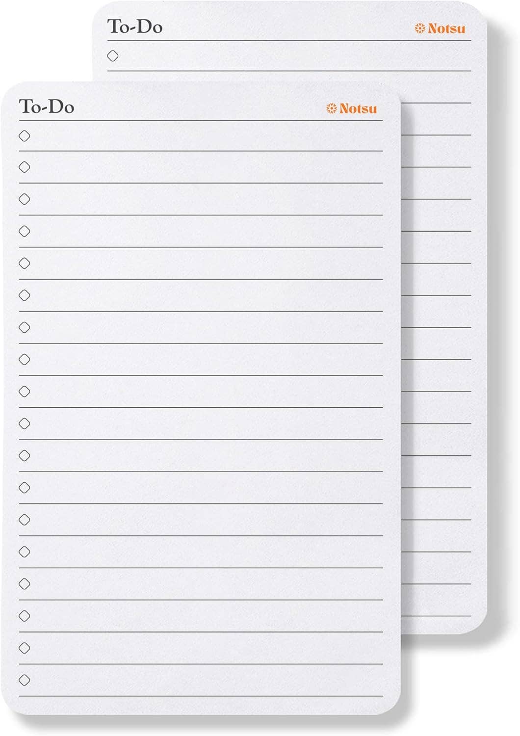 To Do List Small Desk Notepad (2 Pack) 3.9" x 6.3"