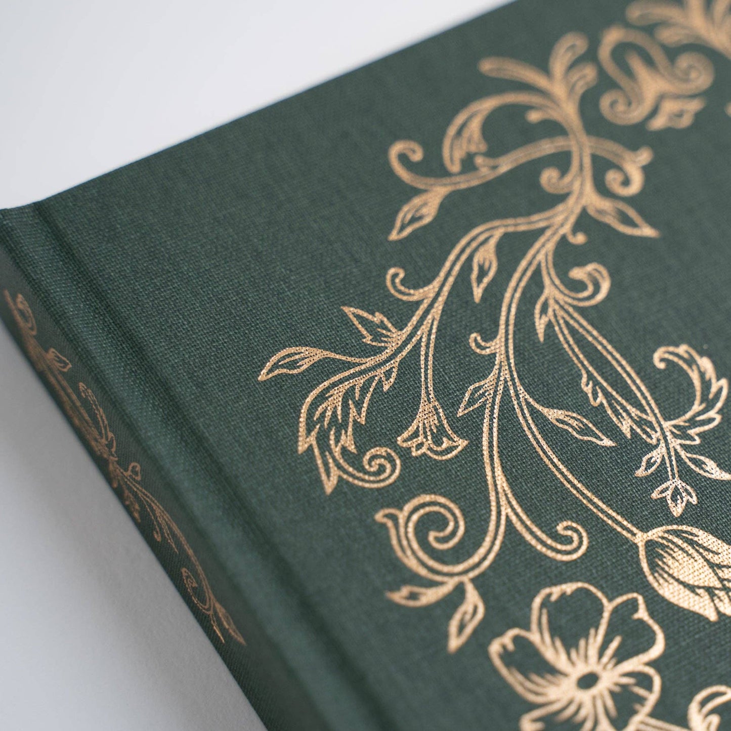 Antique Floral Dot Grid Notebook – B6
