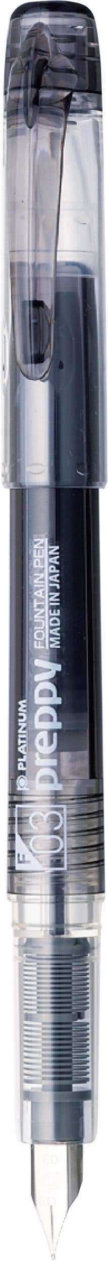 Platinum Preppy Fountain Pen: 02 Extra Fine Black