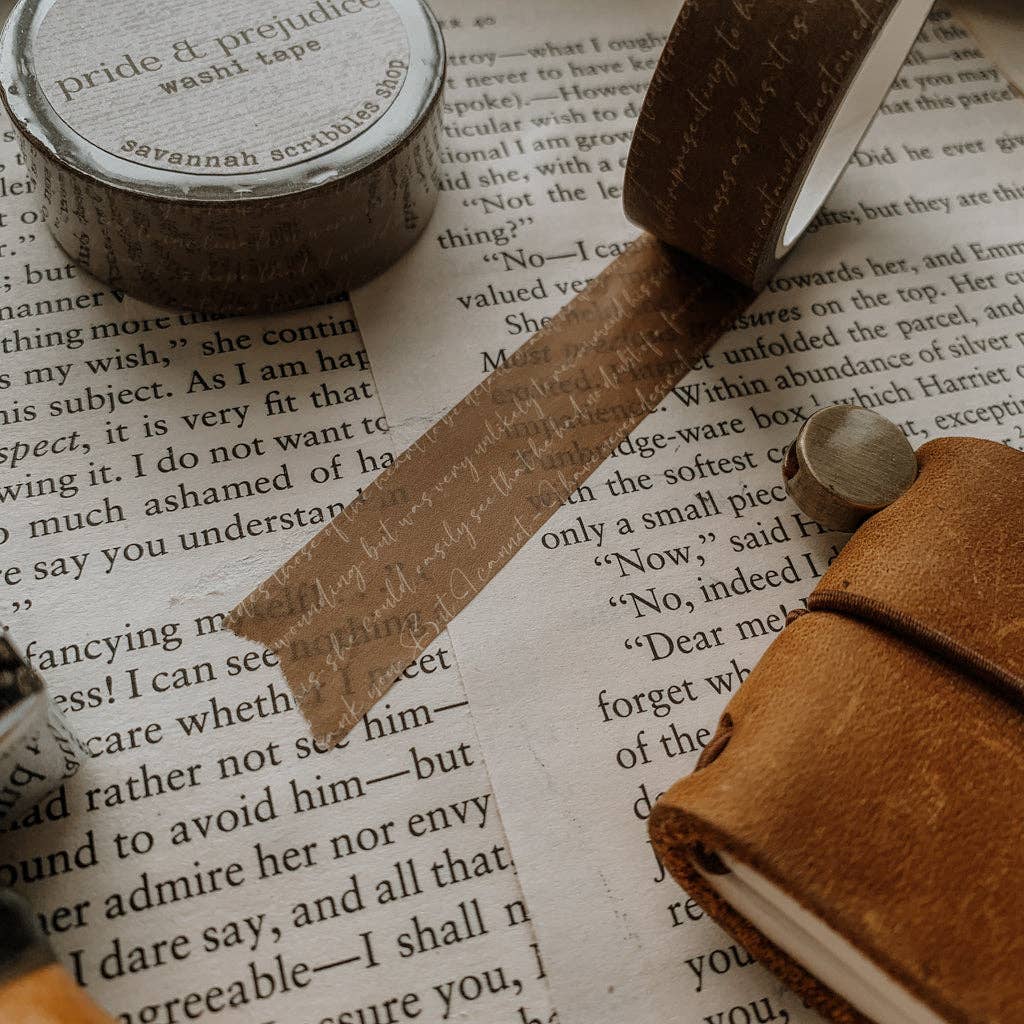 Pride & Prejudice Washi Tape