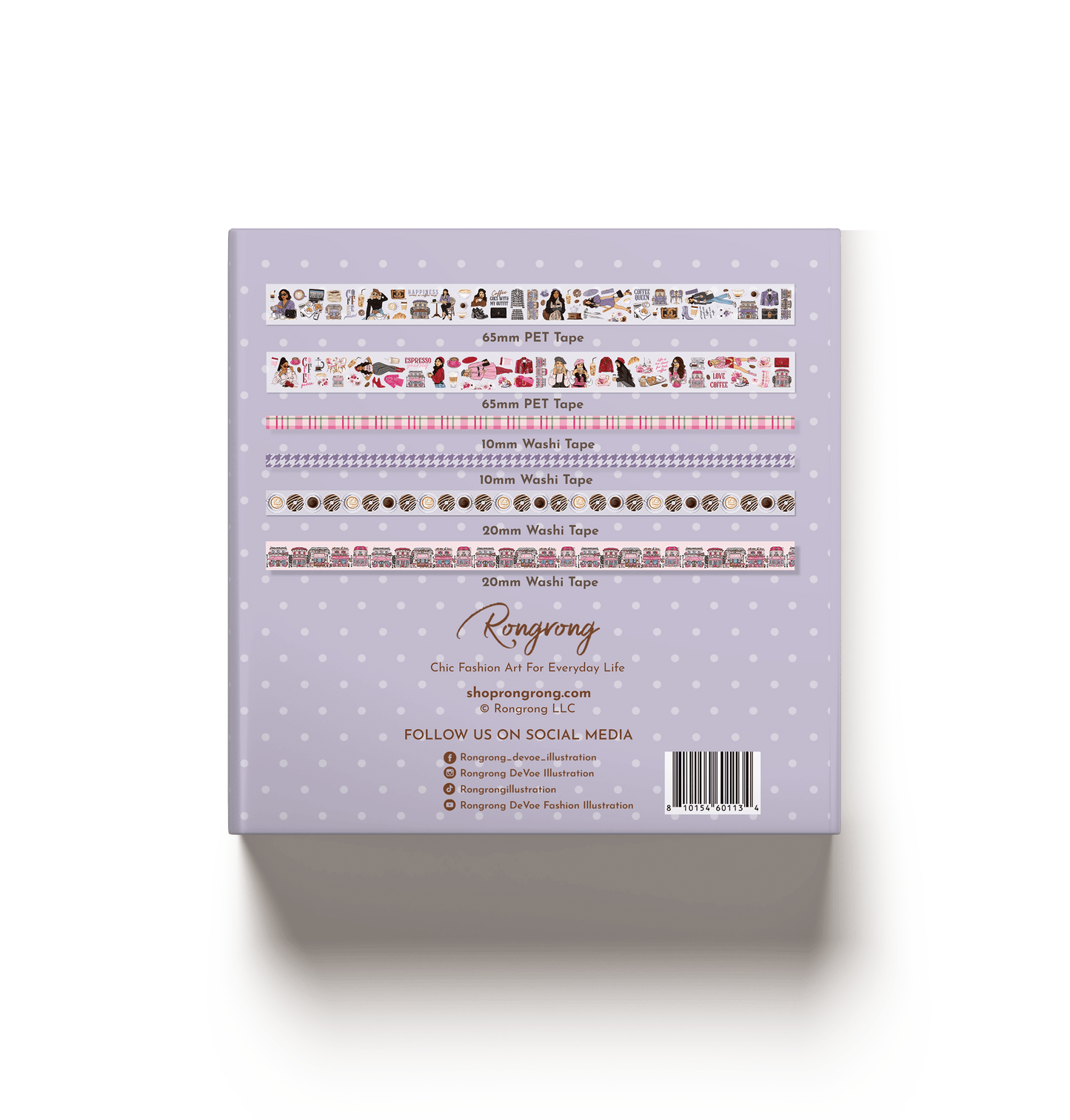 Coffee Queen #2 Pre-cut PET Tape + Washi Box