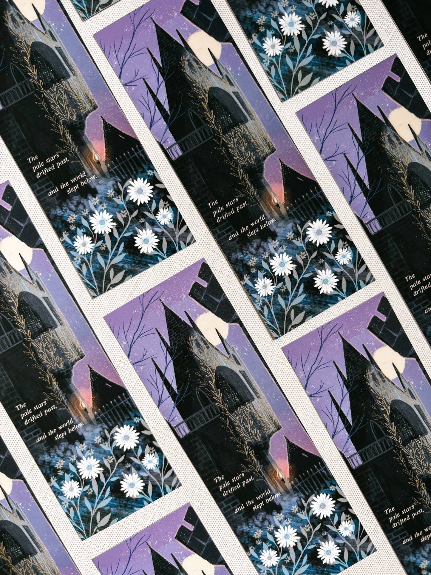 Literary Quote Bookmark - Castle Sky