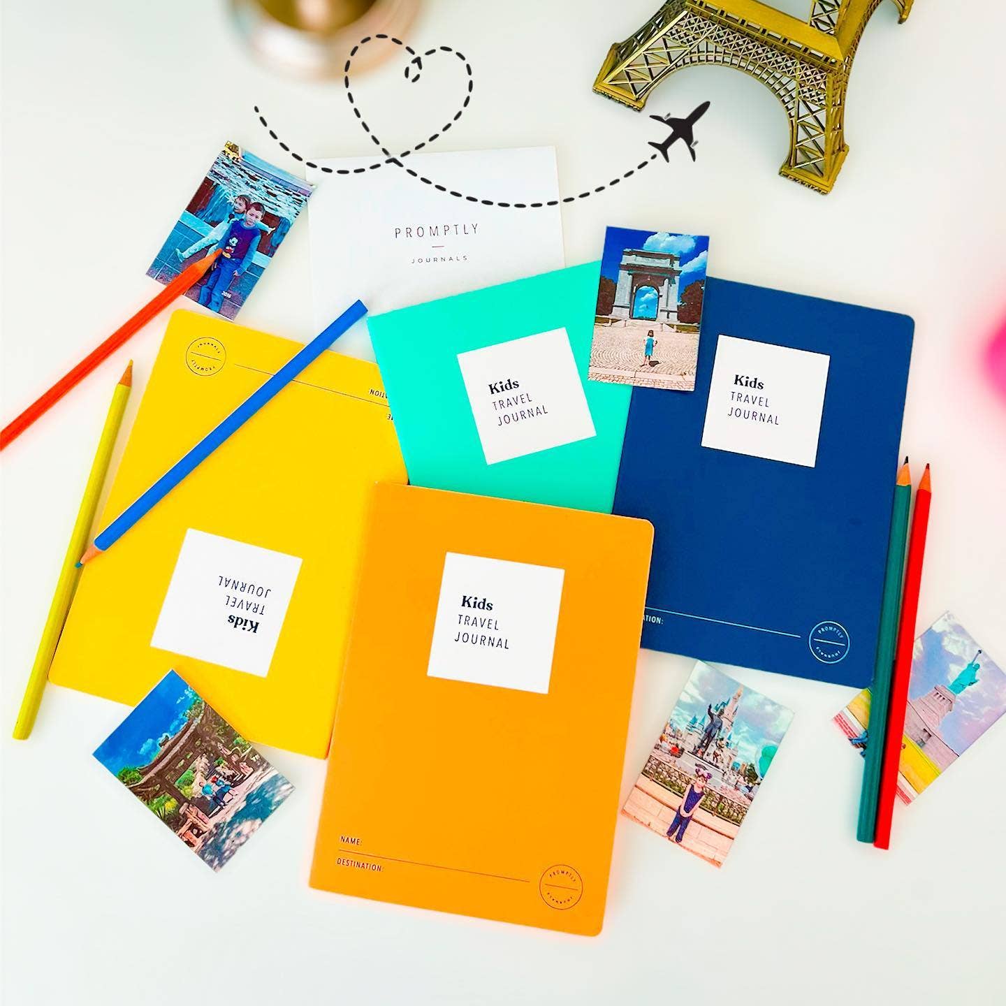 Kids Travel Journal Adventure Log (4-Pack)