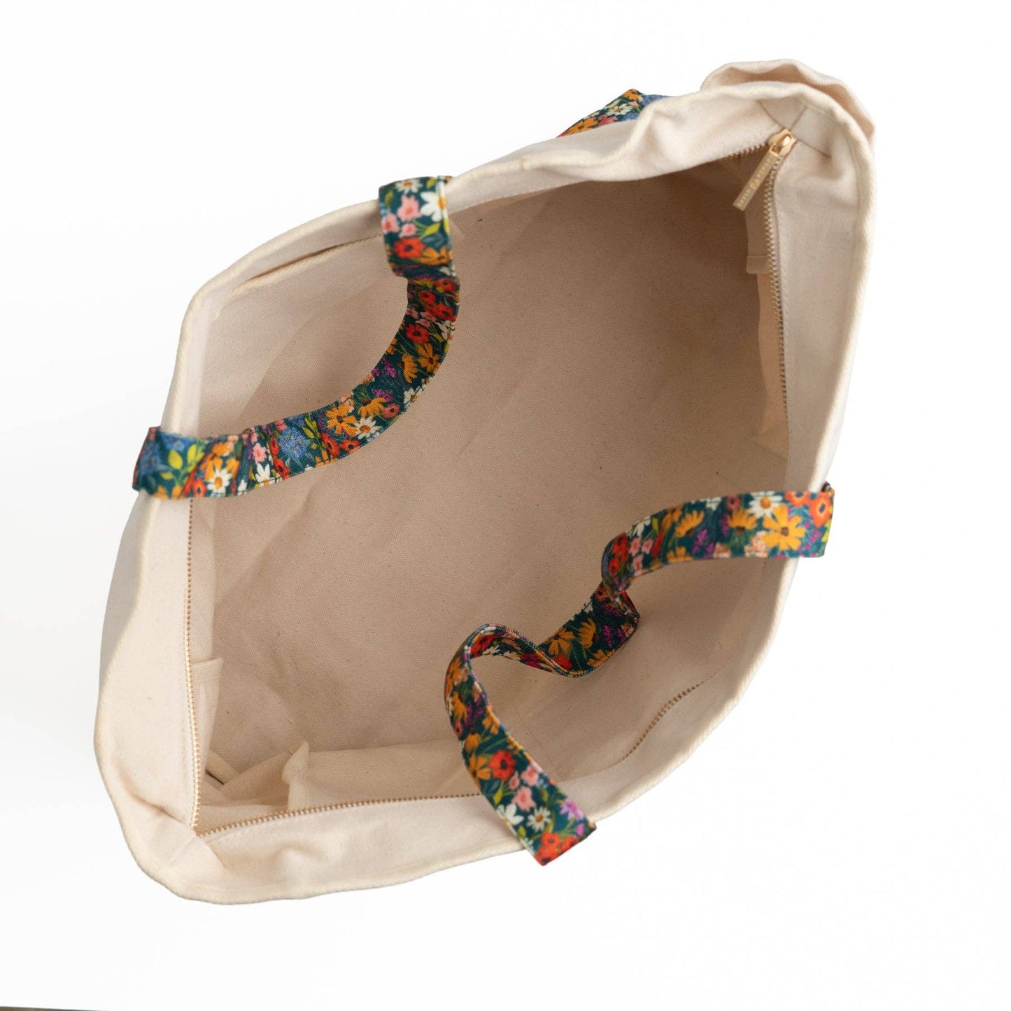 Meadow & Vine Canvas Tote