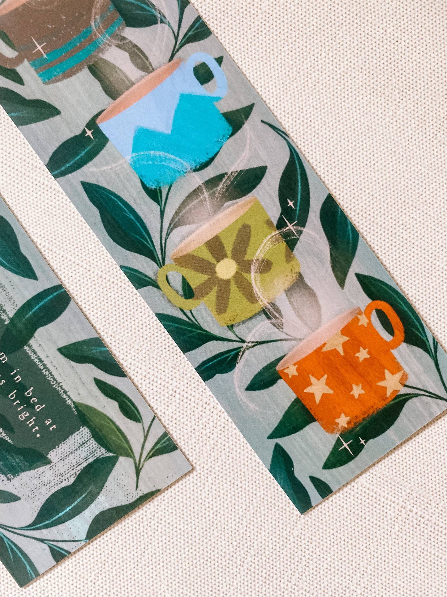 Literary Quote Bookmark - Books and Tea