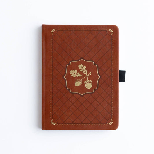 B6 Acorns Dot Grid Notebook