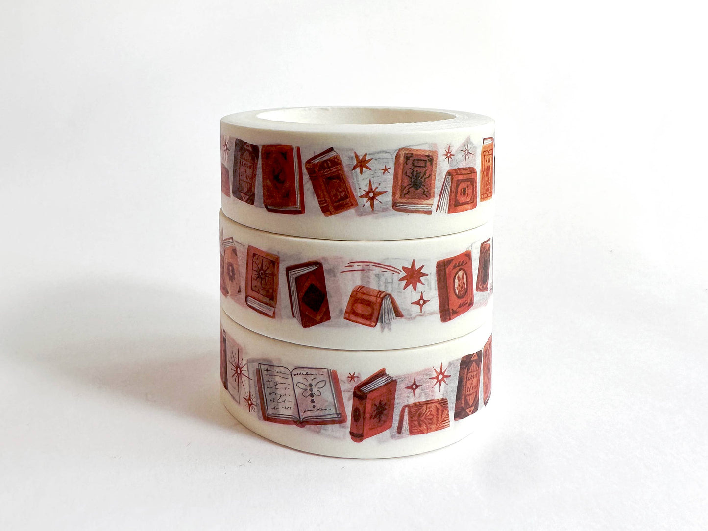 Ruby Red Books Washi Tape