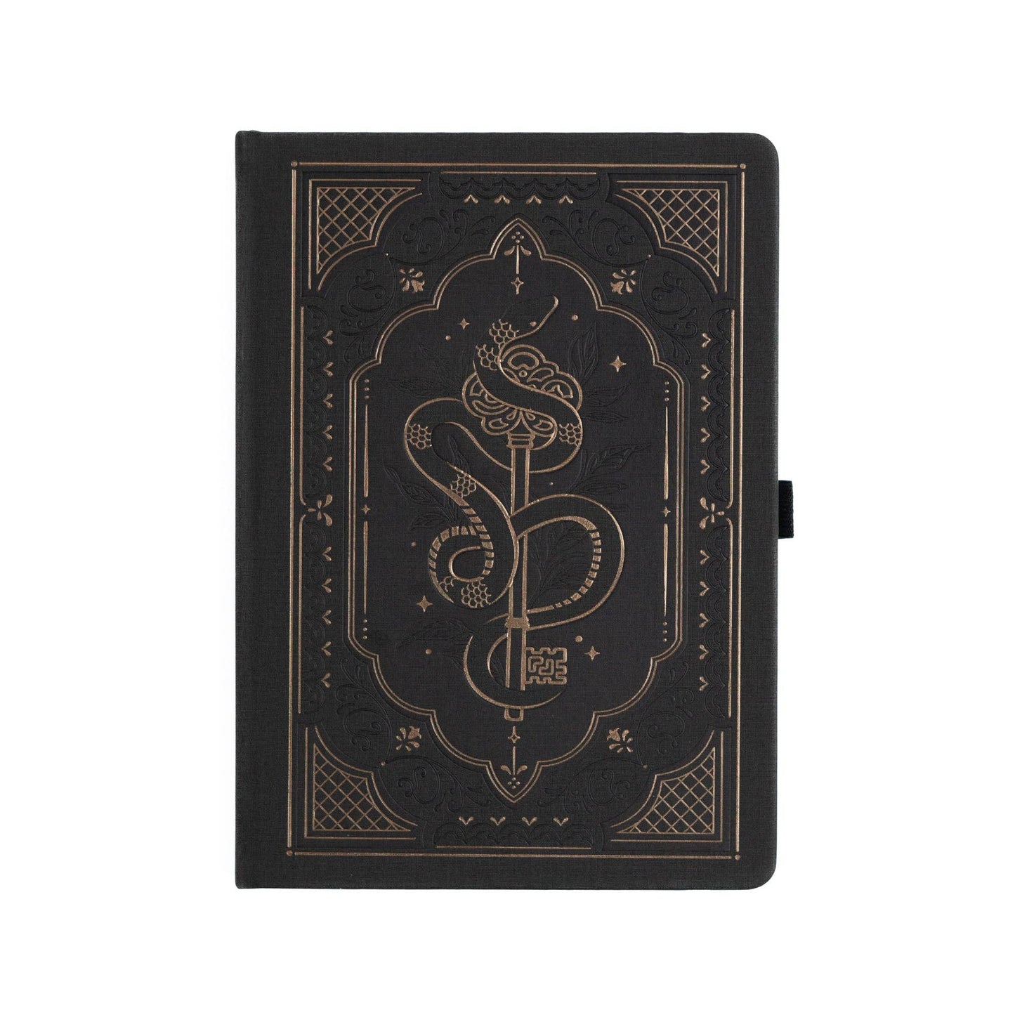 Coiled Key Dot Grid Notebook: Black / B5: 160 Pages