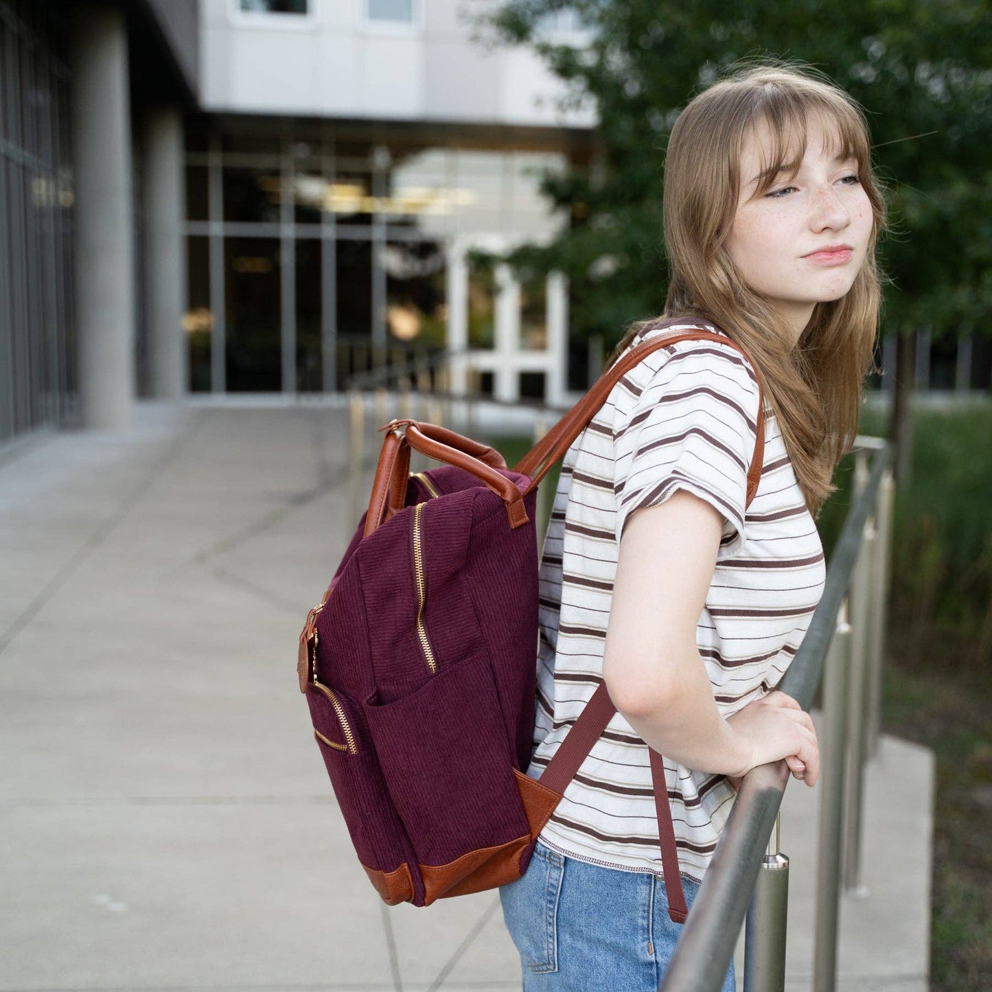 Quiet Corners Backpack | Maroon