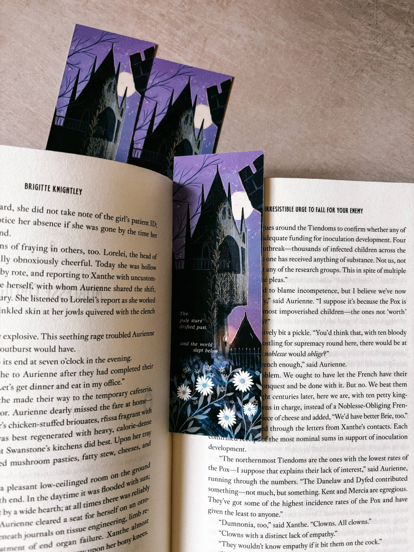 Literary Quote Bookmark - Castle Sky