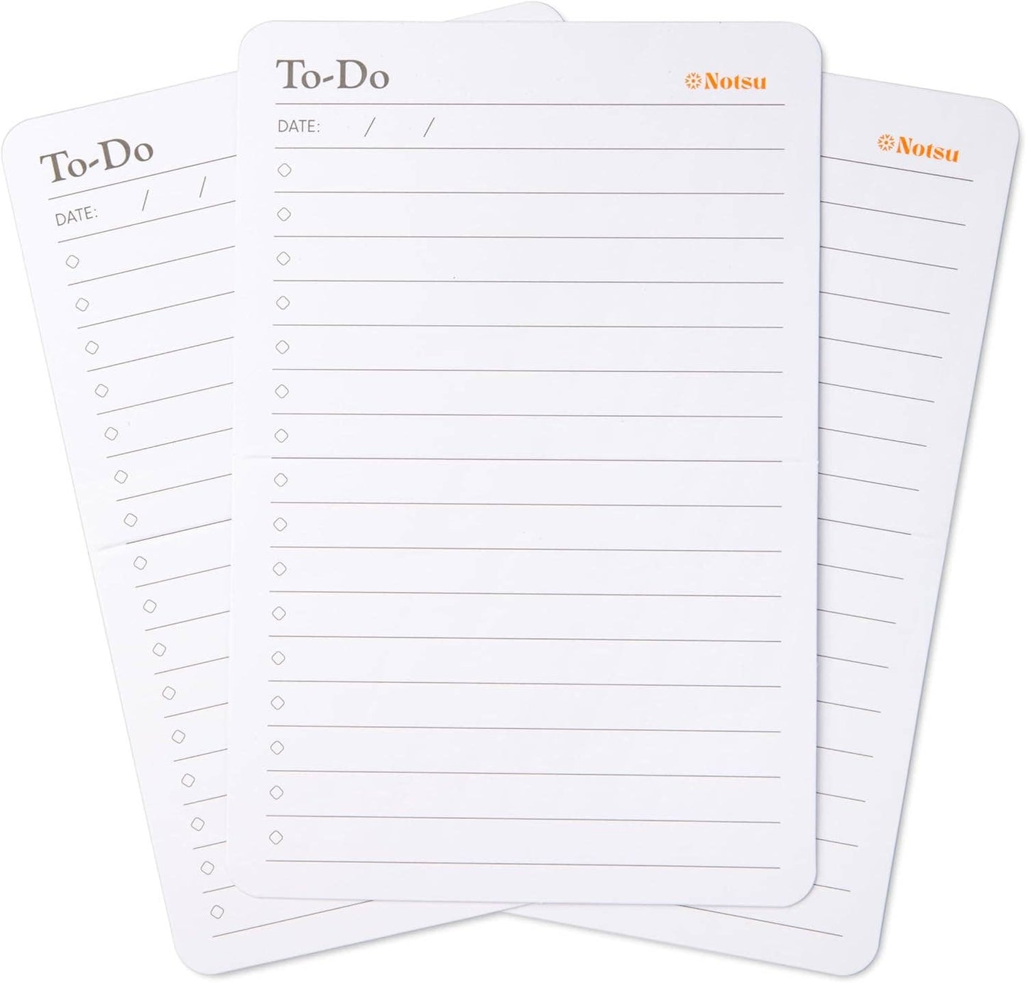 To Do List Grid Index Cards 4x6 | 40 Task Planner Foldable Vertical Notecards