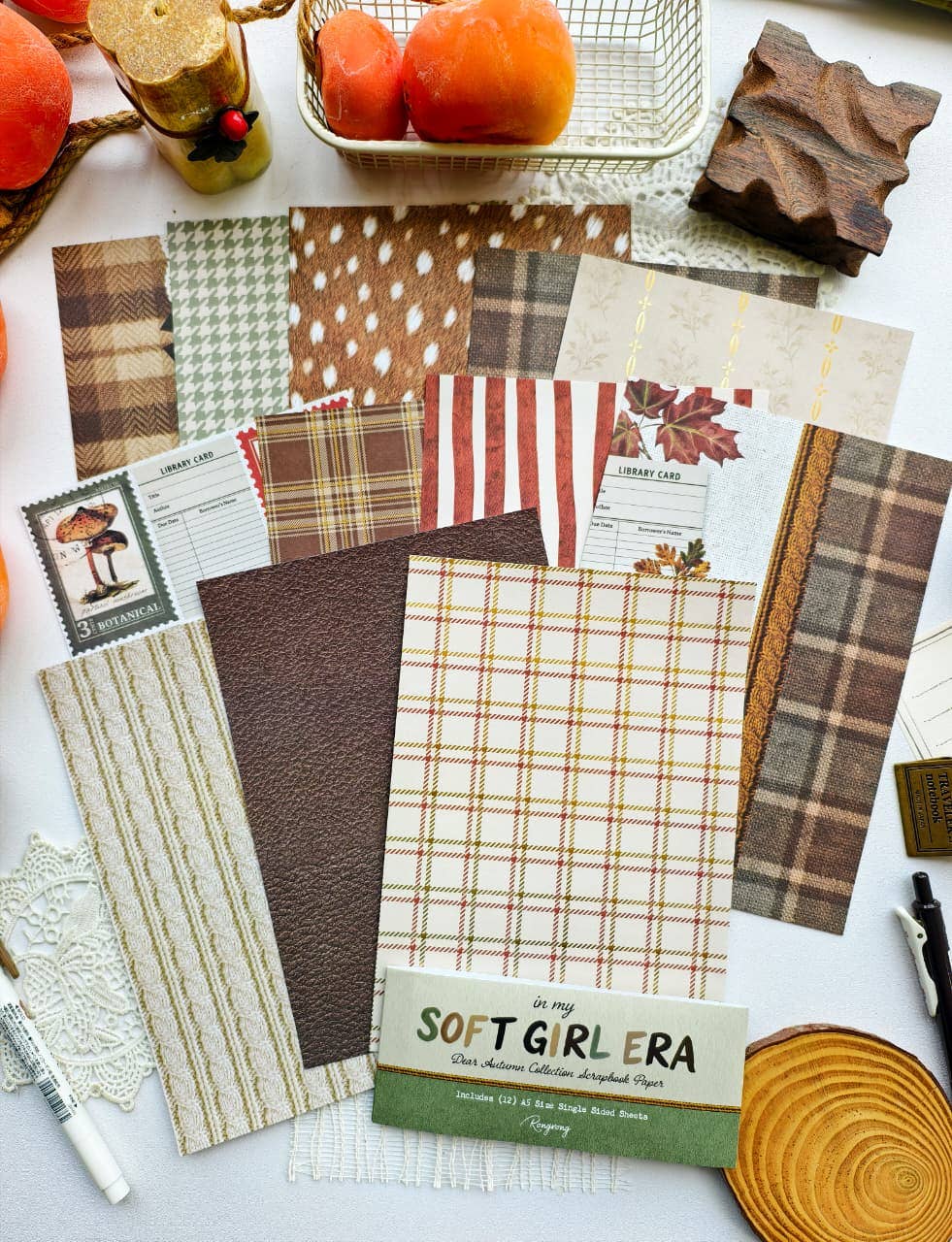Dear Autumn Scrapbooking Paper