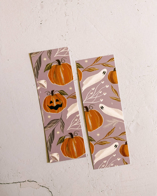 👻 Ghosts & Pumpkins Bookmark