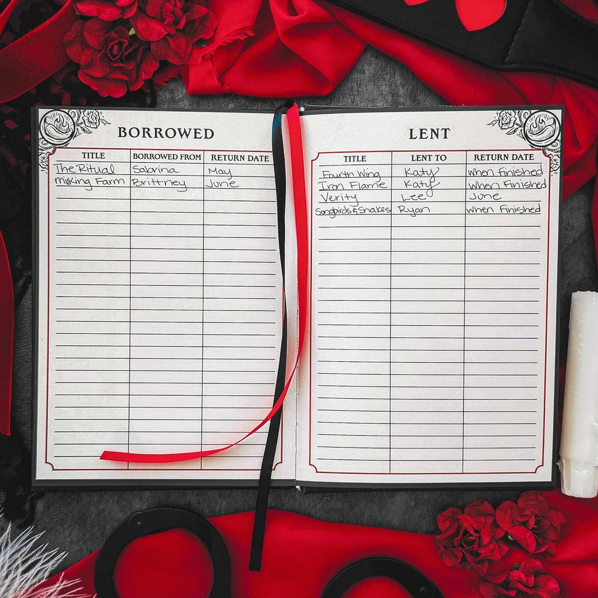 A Little Wicked Reading Journal