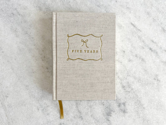 Favorite Story 5-Year Memory Book | Journal, Linen Cover