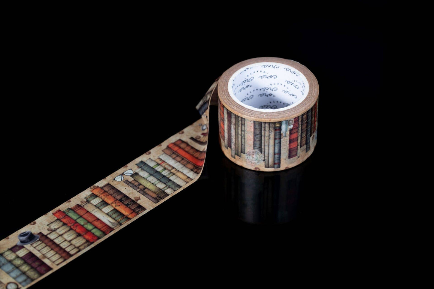 Vintage Library Bookshelf Washi Tape