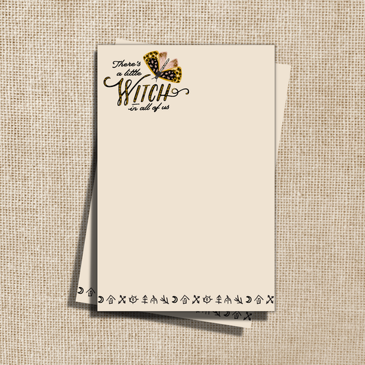 Little Witch In All Of Us Notepad - 4x6"