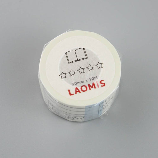 5 Star Book Rating Washi Tape