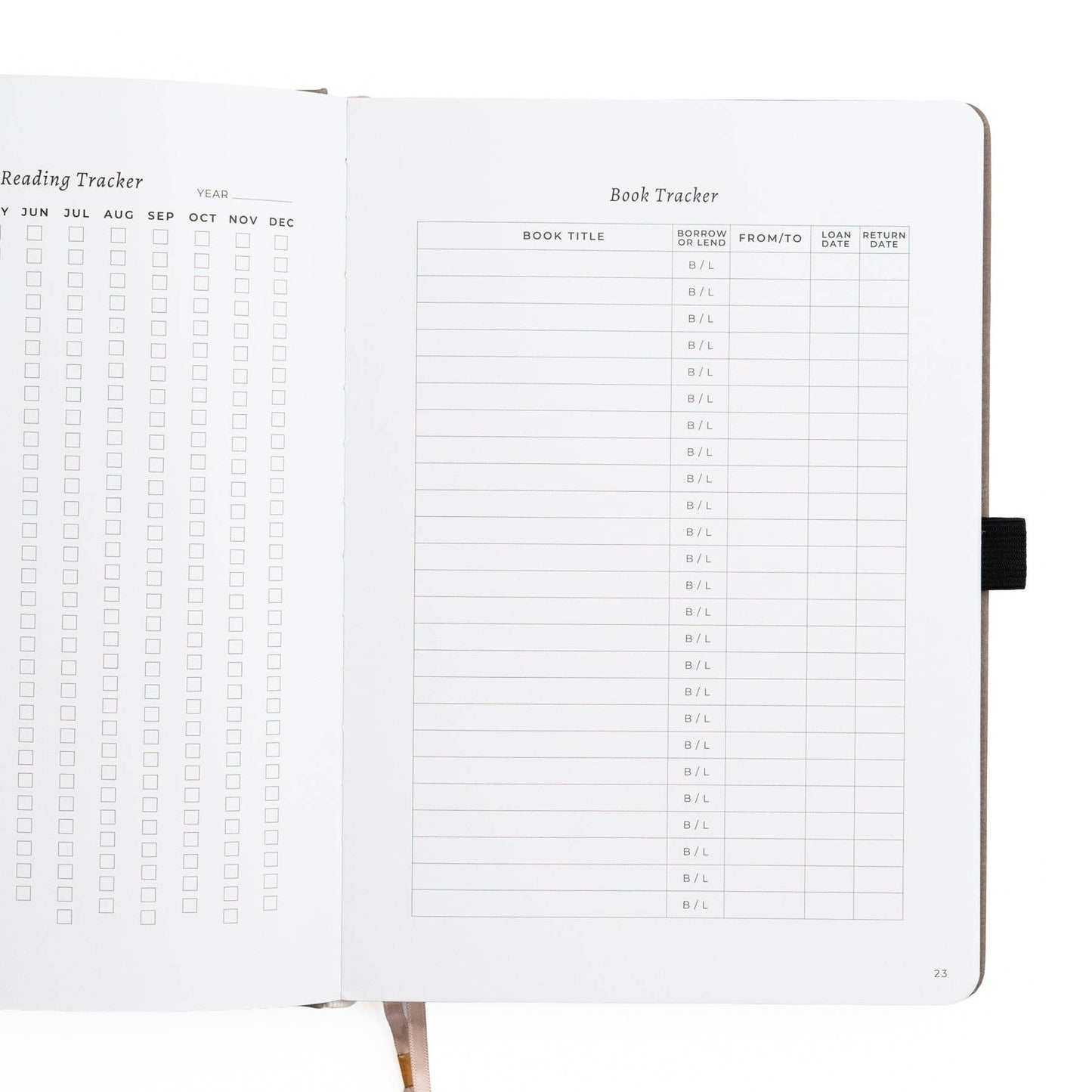 Vintage Library Reading Journal: Lilac A5