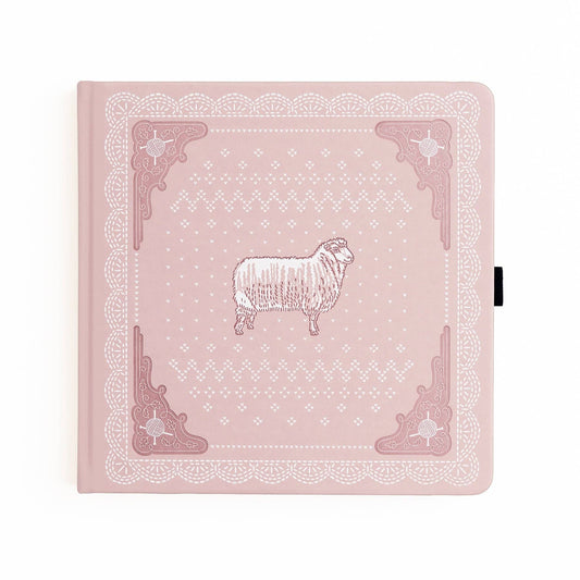 Homespun Notebook: Dot Grid / SQ: 160 Pages