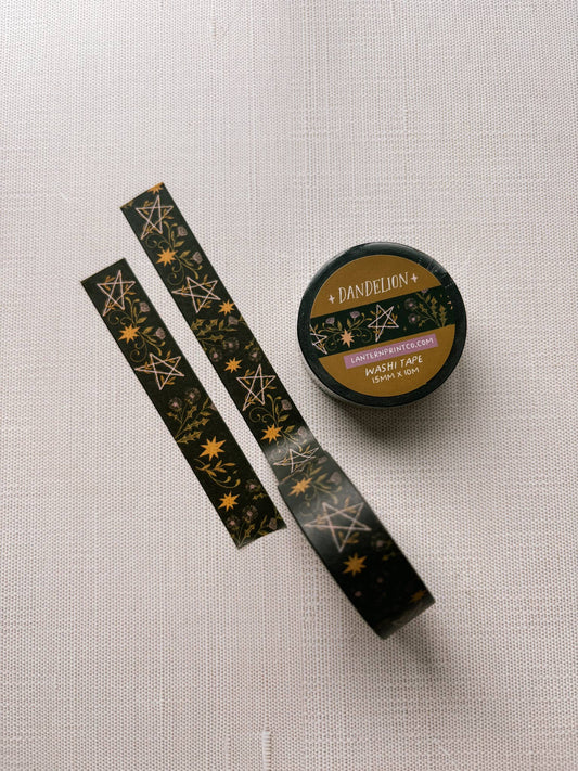 Dandelion Botanical Washi Tape